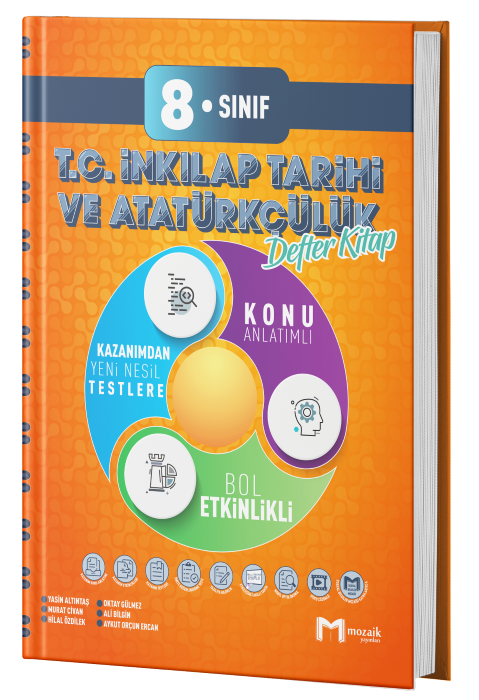 8.%20Sınıf%20İnkılap%20Tarihi%20Defter%20Kitap%20Mozaik%20Yayınları