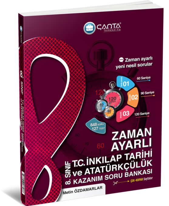 8.%20Sınıf%20İnkılap%20Tarihi%20Zaman%20Ayarlı%20Kazanım%20Soru%20Bankası%20Çanta%20Yayıncılık