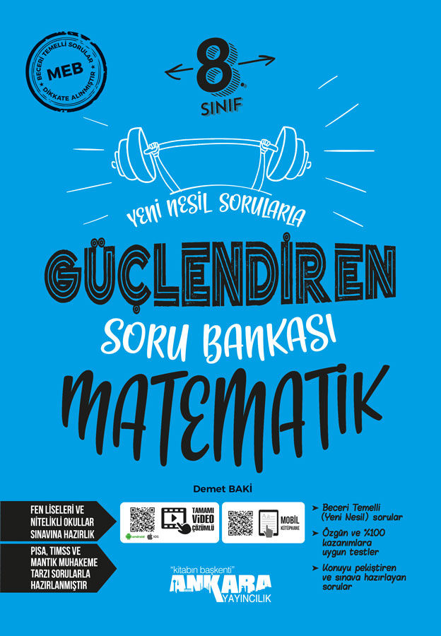 8.%20Sınıf%20Güçlendiren%20Matematik%20Soru%20Bankası%20Ankara%20Yayıncılık