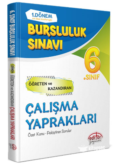 Editör%206.%20Sınıf%201.Dönem%20Bursluluk%20Çalışma%20Yaprakları