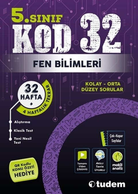 5.%20Sınıf%20Fen%20Bilimleri%20Kod%2032%20Tekrar%20Testleri