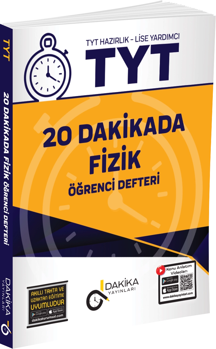 20%20Dakikada%20TYT%20Fizik%20Öğrenci%20Defteri%20Dakika%20Yayınları