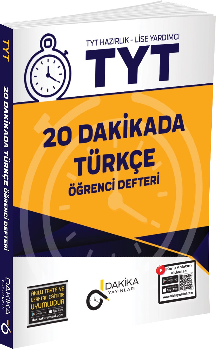 20%20Dakikada%20TYT%20Türkçe%20Öğrenci%20Defteri%20Dakika%20Yayınları