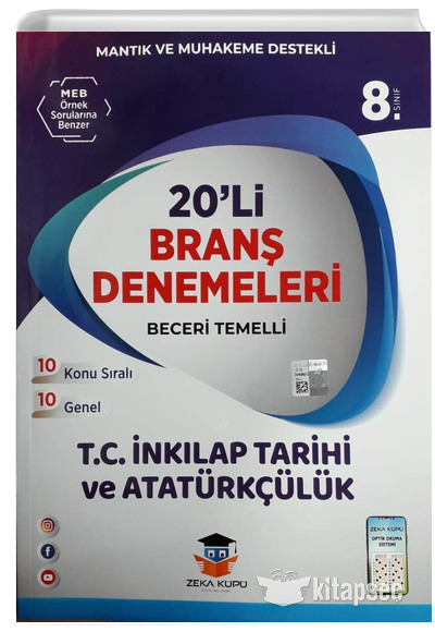 Zeka%20Küpü%20Yayınları%208.%20Sınıf%20Lgs%20İnkılap%20Tarihi%20Ve%20Atatürkçülük%2020%20Li%20Branş%20Denemeleri%20Zeka%20Küpü