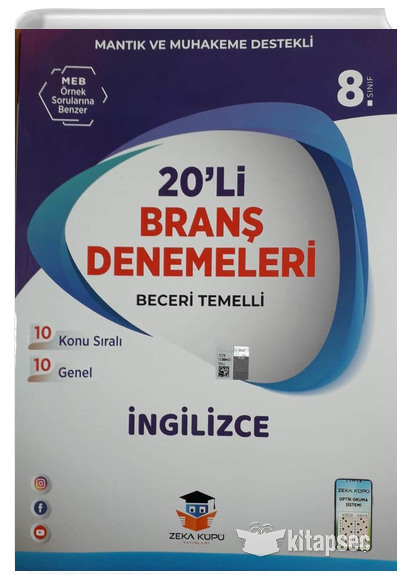 Zeka%20Küpü%20Yayınları%208.%20Sınıf%20Lgs%20İngilizce%2020%20Li%20Branş%20Denemeleri%20Zeka%20Küpü