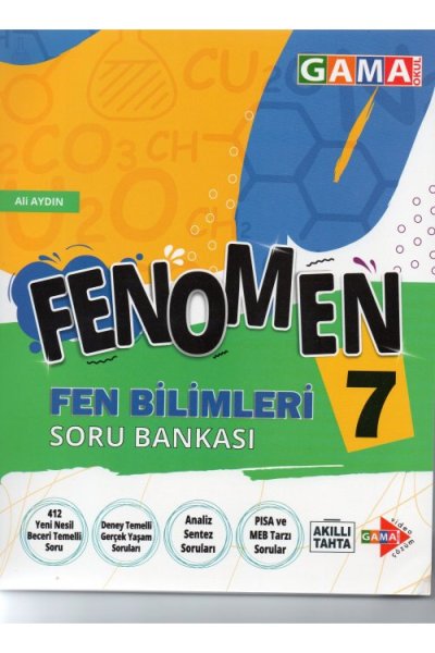 7.%20Sınıf%20Fenomen%20Fen%20Bilimleri%20Soru%20Bankası%20Gama%20Yayınları