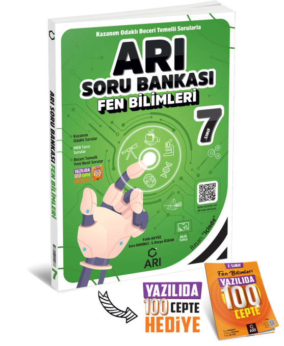 7.%20Sınıf%20Fen%20Bilimleri%20Arı%20Soru%20Bankası%20ve%20Yazılı%20Eki%20Arı%20Yayıncılık