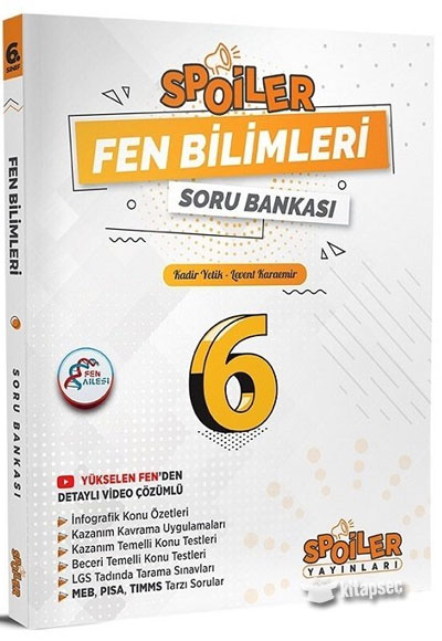 Spoiler%206.%20Sınıf%20Fen%20Bilimleri%20Soru%20Bankası