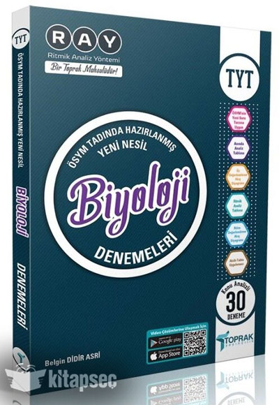 Toprak%20Yayınları%20Tyt%20Biyoloji%20Deneme%20Kitabı