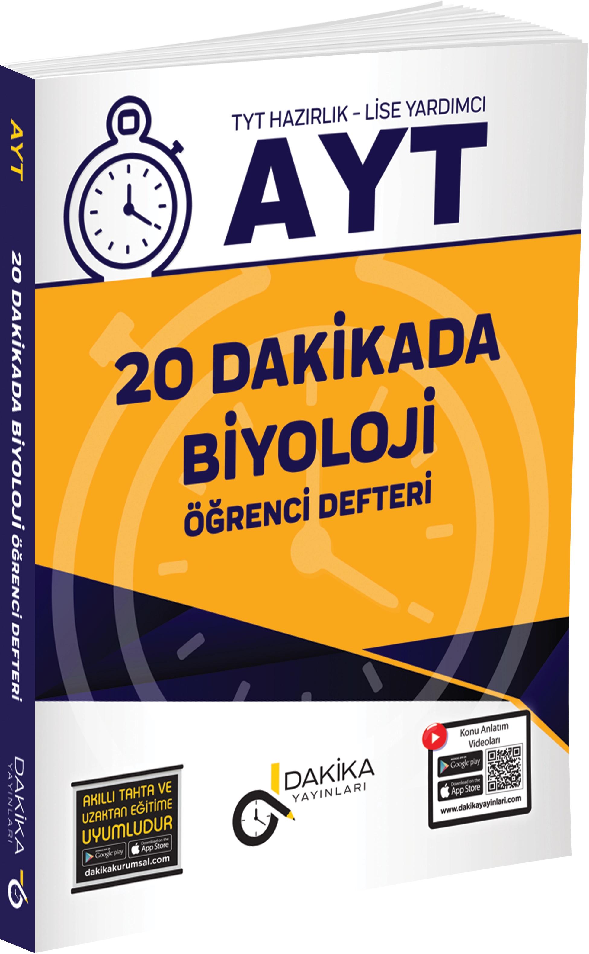 20%20Dakikada%20AYT%20Biyoloji%20Öğrenci%20Defteri%20Dakika%20Yayınları