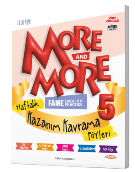 More & More 5 Haftalık Kazanım Kavrama Föyleri Kurmay ELT