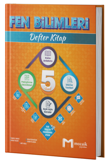 5. Sınıf Fen Bilimleri Defter Kitap Mozaik Yayınları