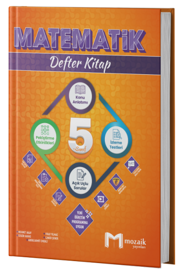 5. Sınıf Matematik Defter Kitap Mozaik Yayınları