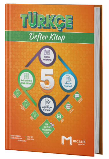 5. Sınıf Türkçe Defter Kitap Mozaik Yayınları