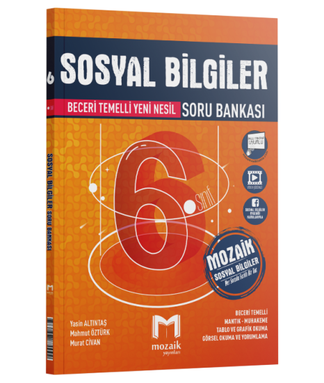 6. Sınıf Sosyal Bilgiler Soru Bankası Mozaik Yayınları