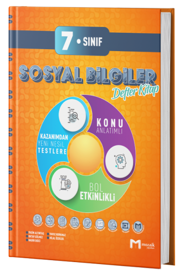 7. Sınıf Sosyal Bilgiler Defter Kitap Mozaik Yayınları