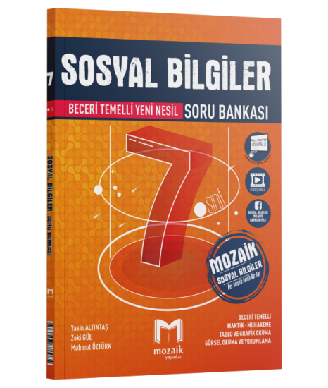 7. Sınıf Sosyal Bilgiler Soru Bankası Mozaik Yayınları