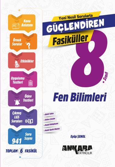 8. Sınıf Fen Bilimleri Güçlendiren Fasiküller Seti Ankara Yayıncılık