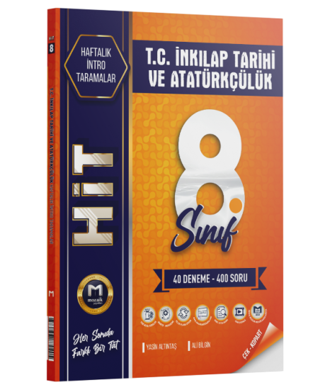 8. Sınıf İnkılap Tarihi HİT 32 Deneme Mozaik Yayınları