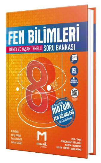 8. Sınıf LGS Fen Bilimleri Soru Bankası Mozaik Yayınları