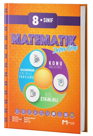 8. Sınıf Matematik İntro Defter Kitap Mozaik Yayınları