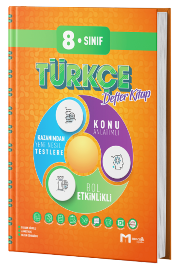 8. Sınıf Türkçe İntro Defter Kitap Mozaik Yayınları