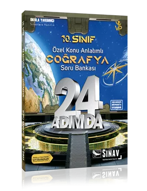 Sınav Dergisi Yayınları 10. Sınıf Coğrafya 24 Adımda Konu Anlatımlı Soru Bankası Sınav Dergisi