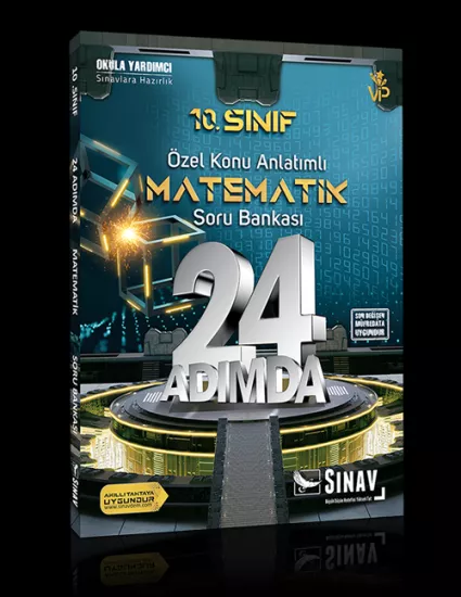 Sınav Dergisi Yayınları 10. Sınıf Matematik 24 Adımda Özel Konu Anlatımlı Soru Bankası Sınav Dergisi