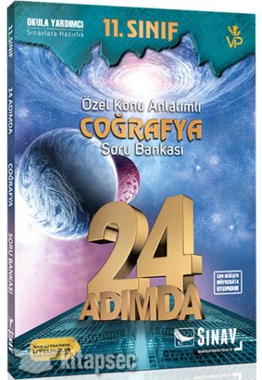 Sınav Dergisi Yayınları 11. Sınıf Coğrafya 24 Adımda Özel Konu Anlatımlı Soru Bankası Sınav Dergisi