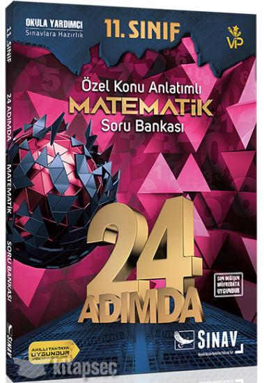 Sınav Dergisi Yayınları 11. Sınıf Matematik 24 Adımda Özel Konu Anlatımlı Soru Bankası Sınav Dergisi