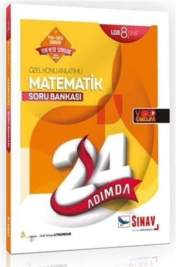 Sınav Dergisi Yayınları 8. Sınıf LGS Matematik 24 Adımda Özel Konu Anlatımlı Soru Bankası Sınav Dergisi