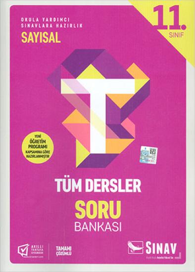 Sınav Dergisi Yayınları 11. Sınıf Tüm Dersler Sayısal Soru Bankası Sınav Dergisi