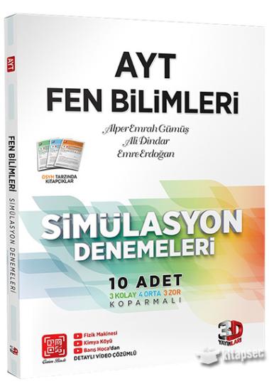 Ayt 3D Simülasyon Fen Bilimleri Denemeleri