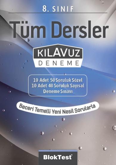 8. Sınıf Bloktest Tüm Dersler Kılavuz Deneme