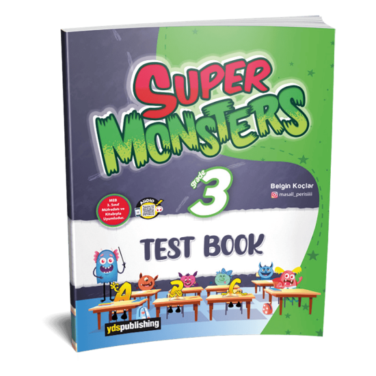 3. Sınıf Super Monsters Grade 3 Test Book YDS Publishing