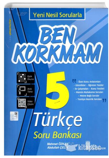 Ata Yayıncılık 5. Sınıf Ben Korkmam Türkçe Soru Bankası