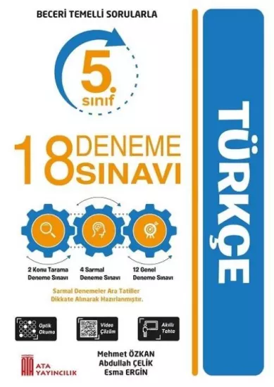 Ata Yayıncılık 5. Sınıf Türkçe 18 Deneme Sınavı