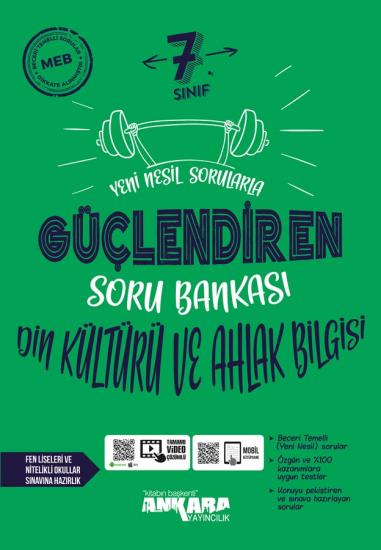 7. Sınıf Güçlendiren Din Kültürü Soru Bankası Ankara Yayıncılık