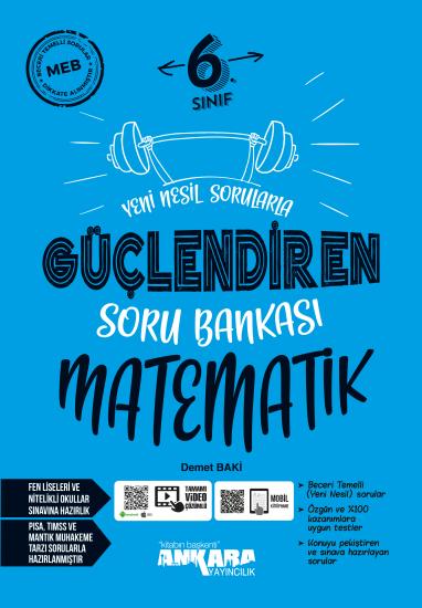 6. Sınıf Güçlendiren Matematik Soru Bankası Ankara Yayıncılık