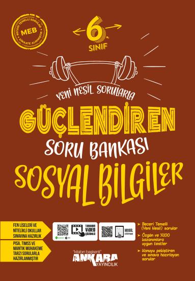 6. Sınıf Güçlendiren Sosyal Bilgiler Soru Bankası Ankara Yayıncılık