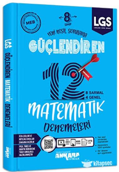 Ankara 8. Sınıf Matematik 12 Güçlendiren Deneme