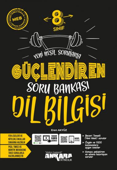 8. Sınıf Güçlendiren Dil Bilgisi Ortaokullar İçin Ankara Yayıncılık