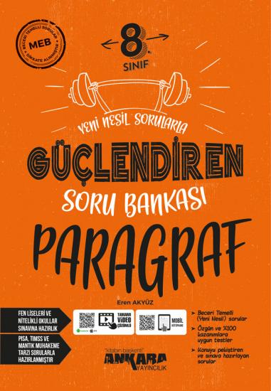 8. Sınıf Güçlendiren Paragraf Soru Bankası Ankara Yayıncılık