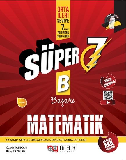 Nitelik Yayınları Süper 7. Sınıf Matematik Yeni Nesil Soru Kitabı