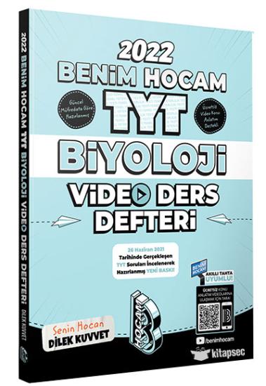 Benim Hocam Yayınları 2022 Tyt Biyoloji Video Ders Defteri