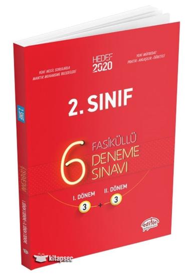 Editör Yayınları 2. Sınıf 6 Deneme Sınavı Editör