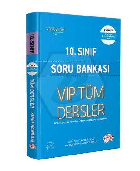 Editör 10. Sınıf Tüm Dersler Soru Bankası