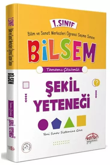 1. Sınıf Bilsem Hazırlık Şekil Yeteneği Tamamı Çözümlü