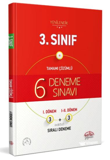 3. Sınıf Tamamı Çözümlü 6 Deneme Sınavı