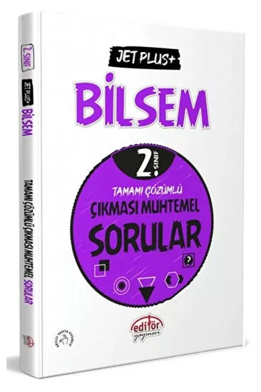 2 Sınıf Bilsem Jet Plus+ Tamamı Çözümlü Çıkması Muhtemel Sorular